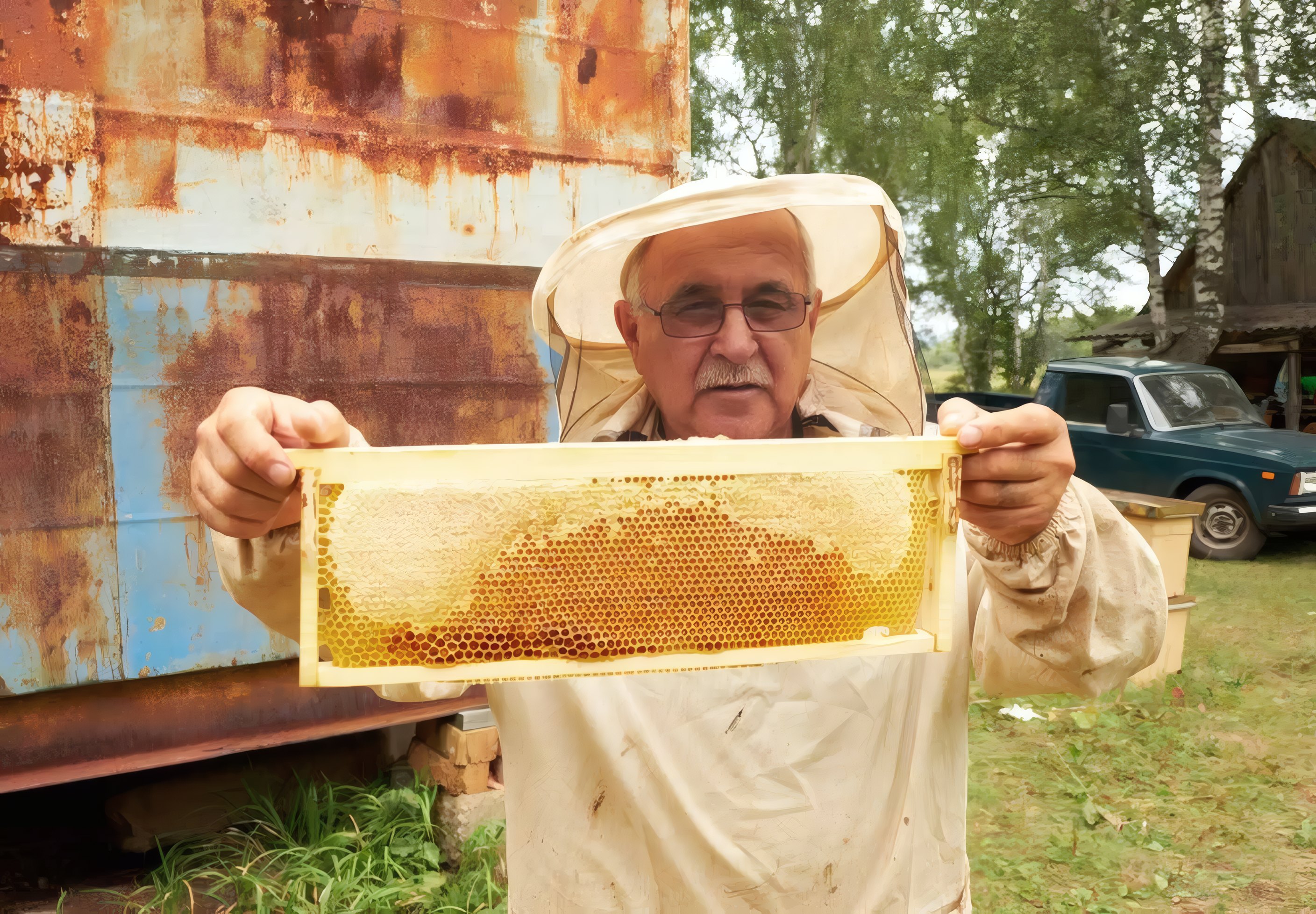 Gregory with a capped frame
