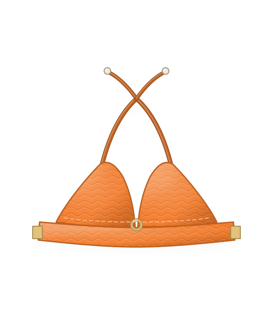 Isla Halter Top in Apricot