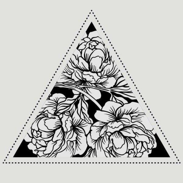 Flower Triangle, a flash design