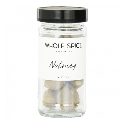 Whole nutmeg jar