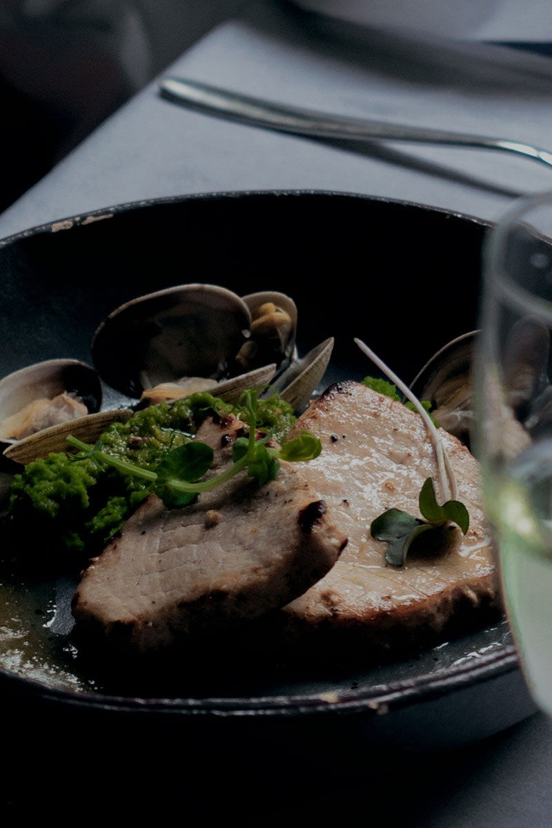 Pork Chop & Clams