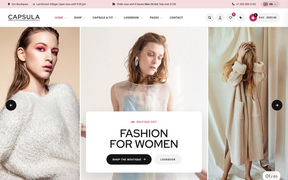 Boutique preview