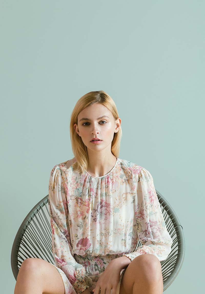 Floral Smock Dress