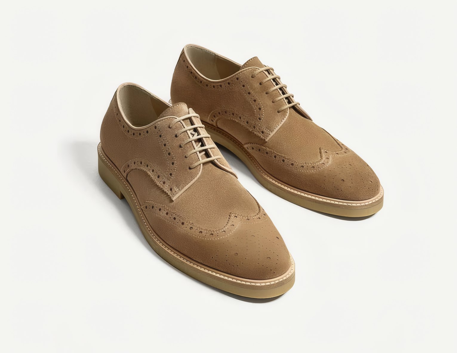 The brogues for Marlowe Leather after the retouch