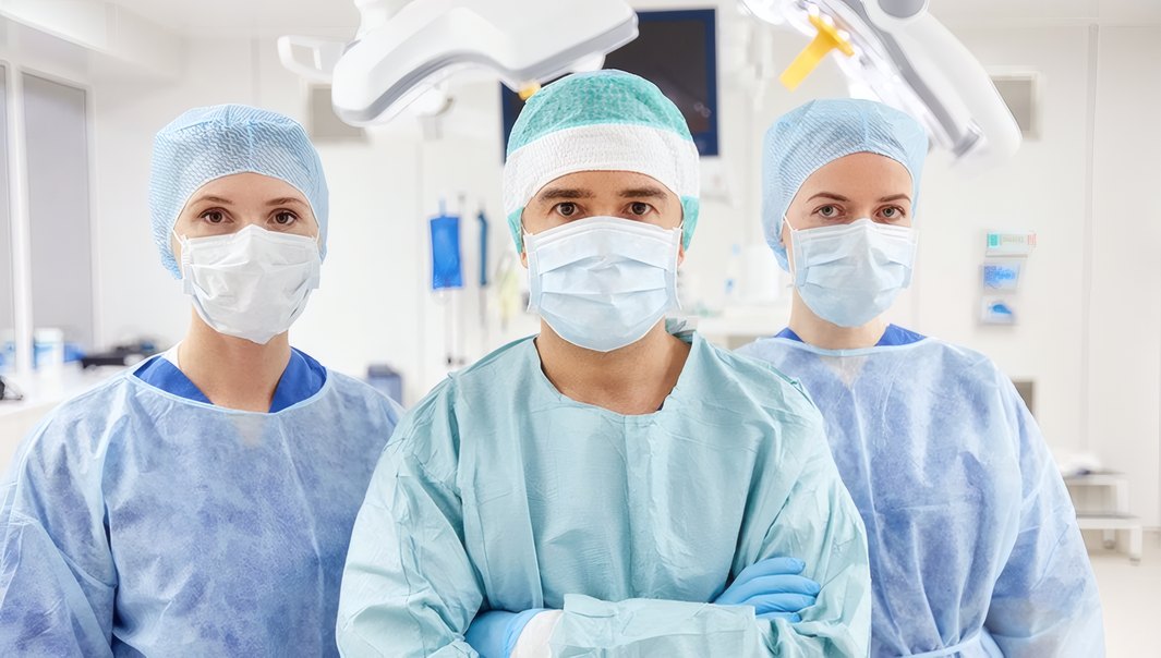The clinic's surgical team