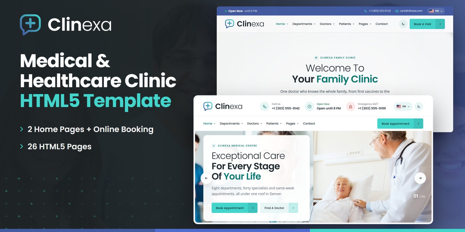 Clinexa template preview