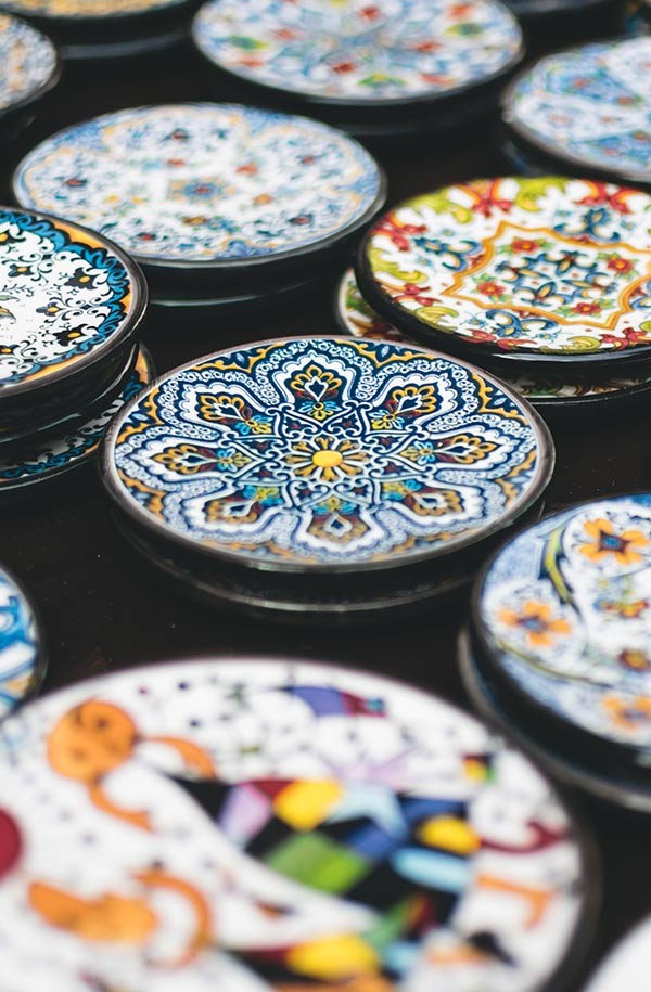 Set Of Painted Dishes, Kütahya Workshop