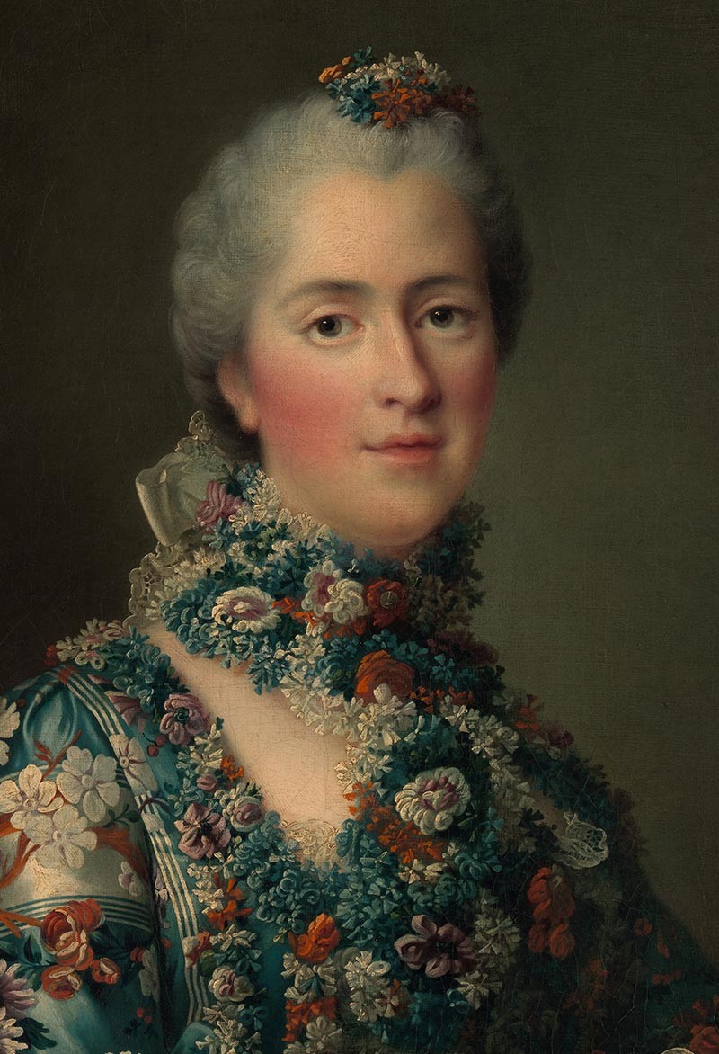 Madame de Pompadour At Her Tambour Frame, François-Hubert Drouais