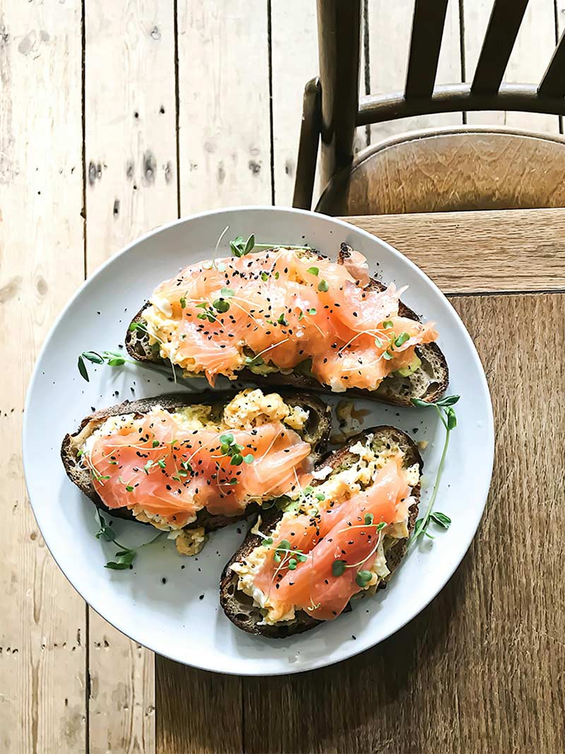 Salmon Avocado Toast