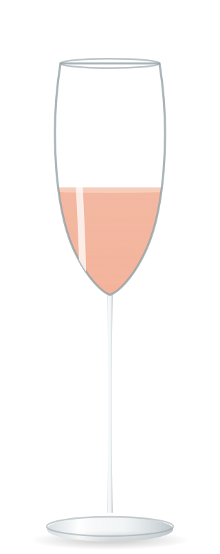 A glass of Provence Rosé