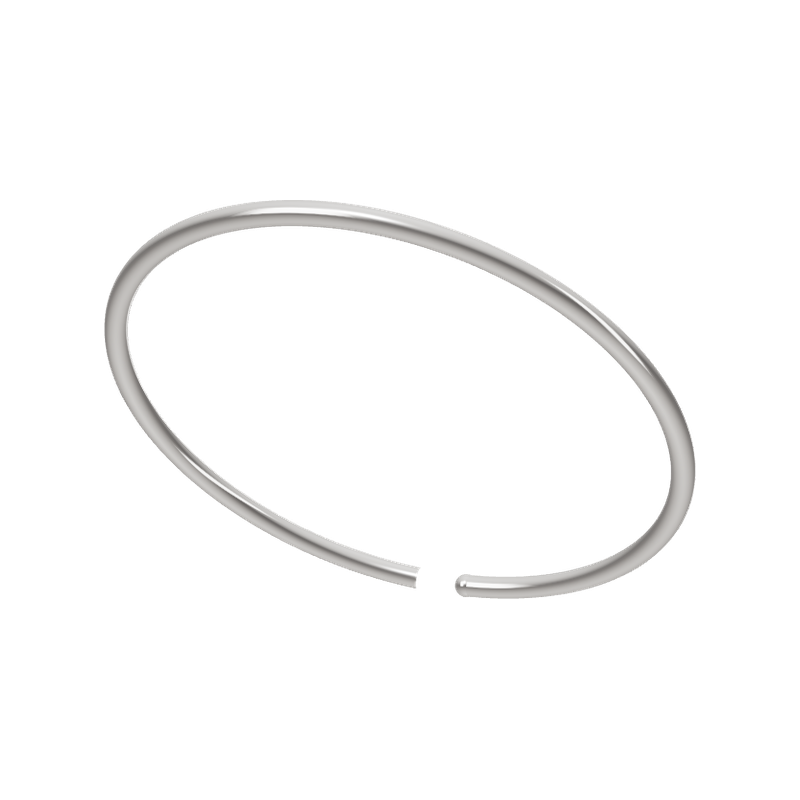 Fine Nose Hoop
