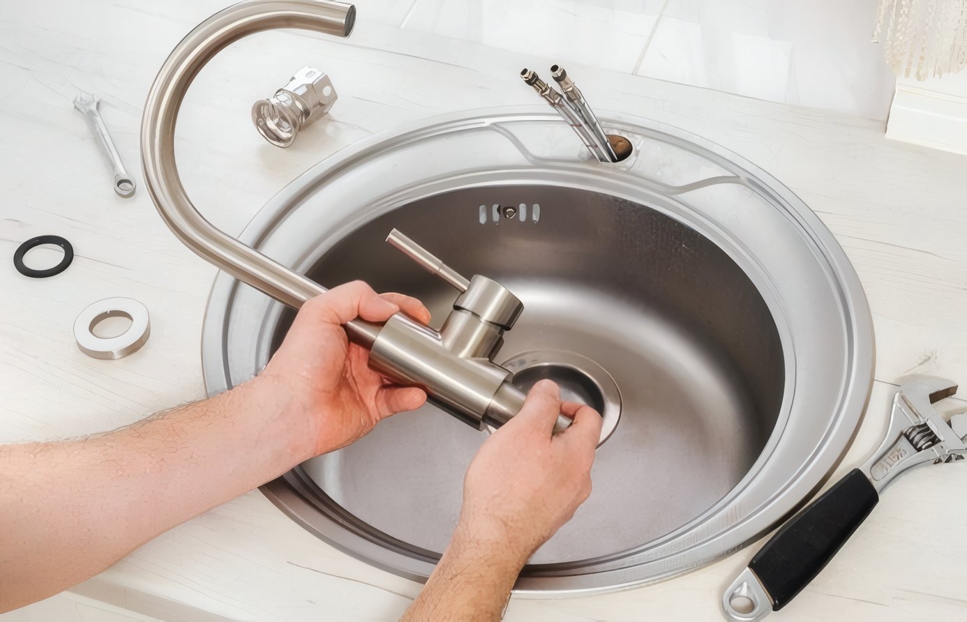 Plumbing work in progress