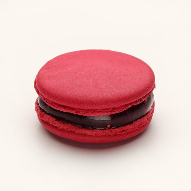 Raspberry Macarons
