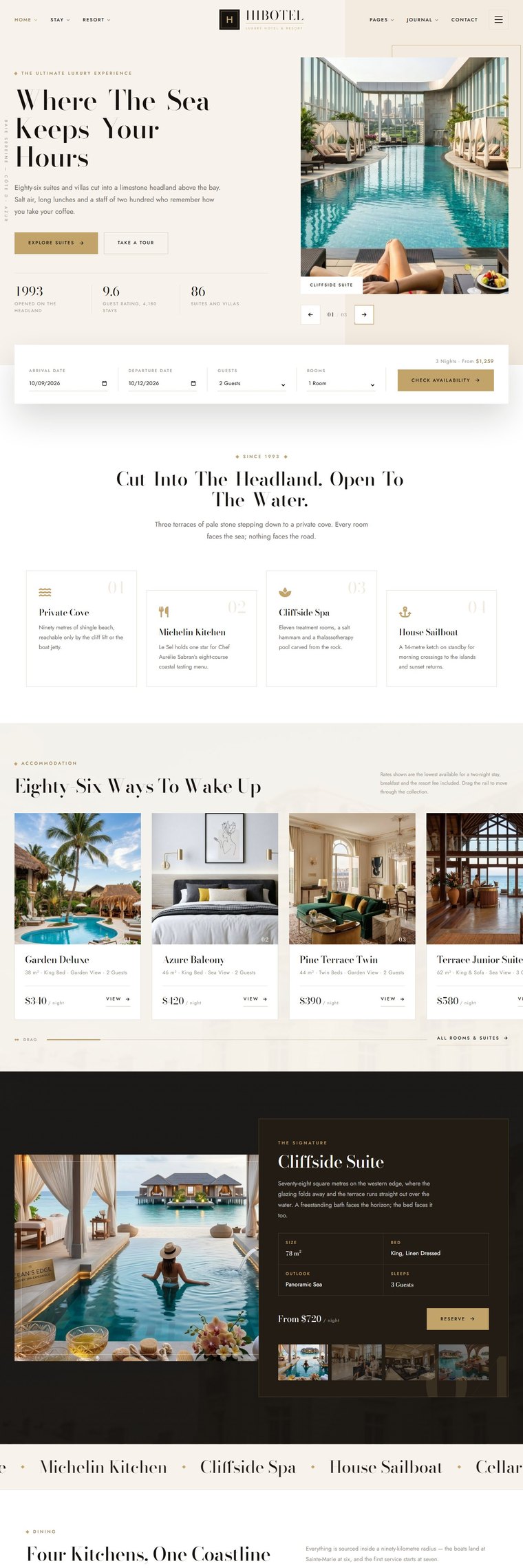 The Hibotel home page