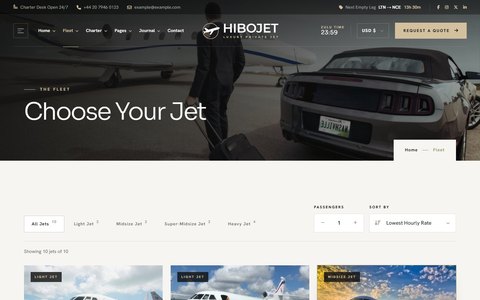 Hibojet: Fleet