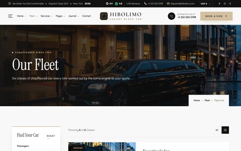 Hibolimo: Fleet List