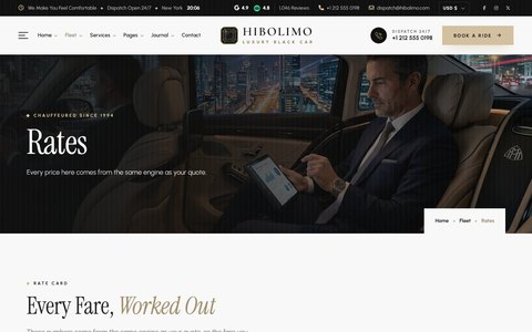 Hibolimo: Rates