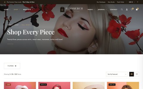 Hibomerch: Shop Grid Fw