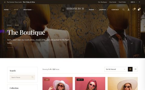Hibomerch: Shop Grid