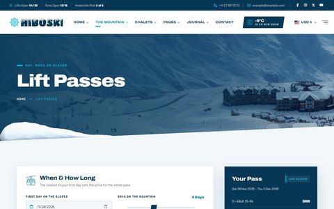 Hiboski: Lift Passes