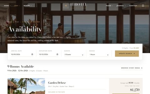 Hibotel: Search Results