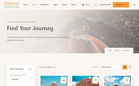 Hibotour: Tours