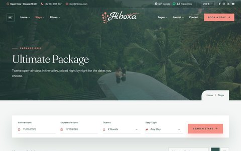 Hiboxa: Stays