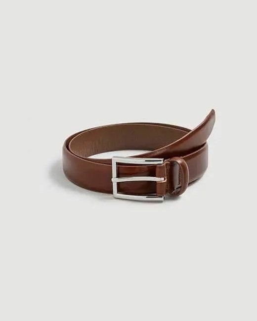 Grain Leather Belt