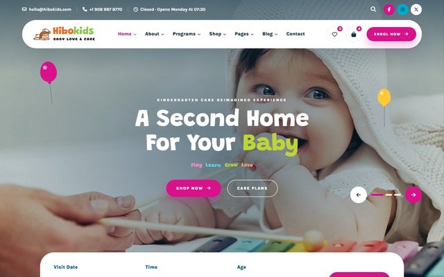 Riverside Nursery website, view 2
