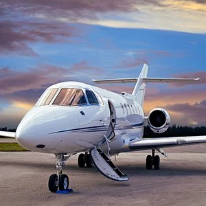 The jet seen head-on