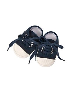 Navy Canvas First Shoes