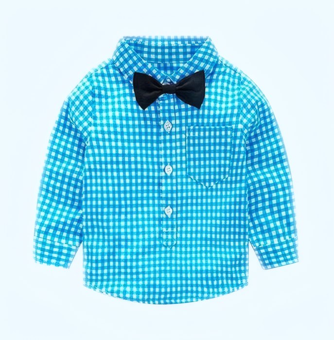 Gingham Bow Shirt
