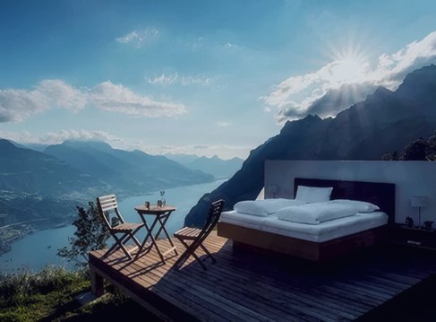 Glacier View terrace