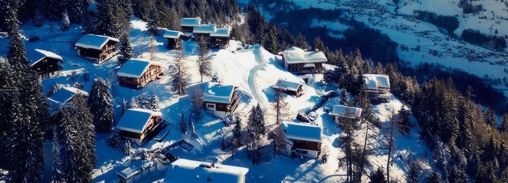 Edelweiss Chalet in the snow