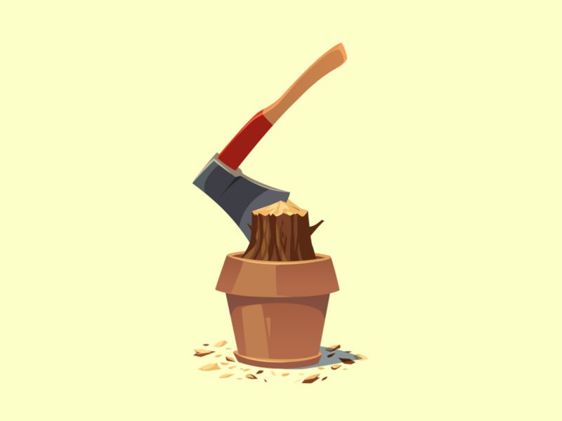 Axe And Stump