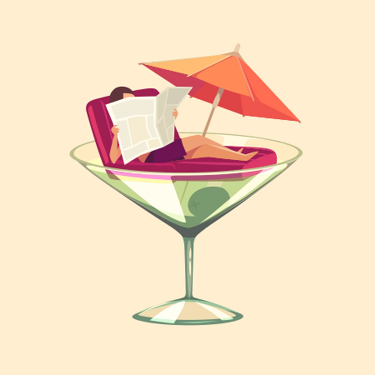 Deck Chair Martini