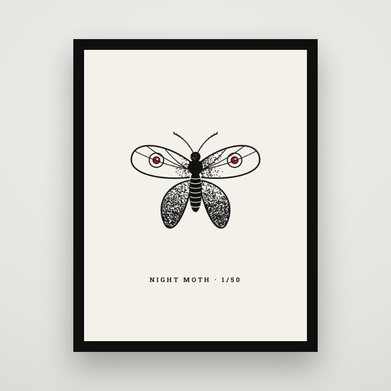 Night Moth Giclée