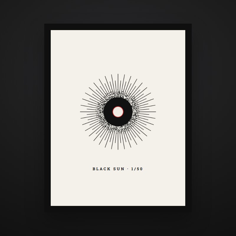 Black Sun Giclée