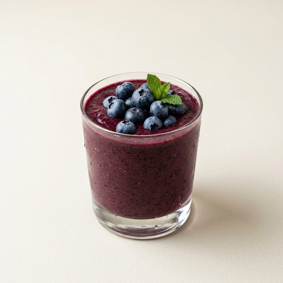 Thick berry smoothie