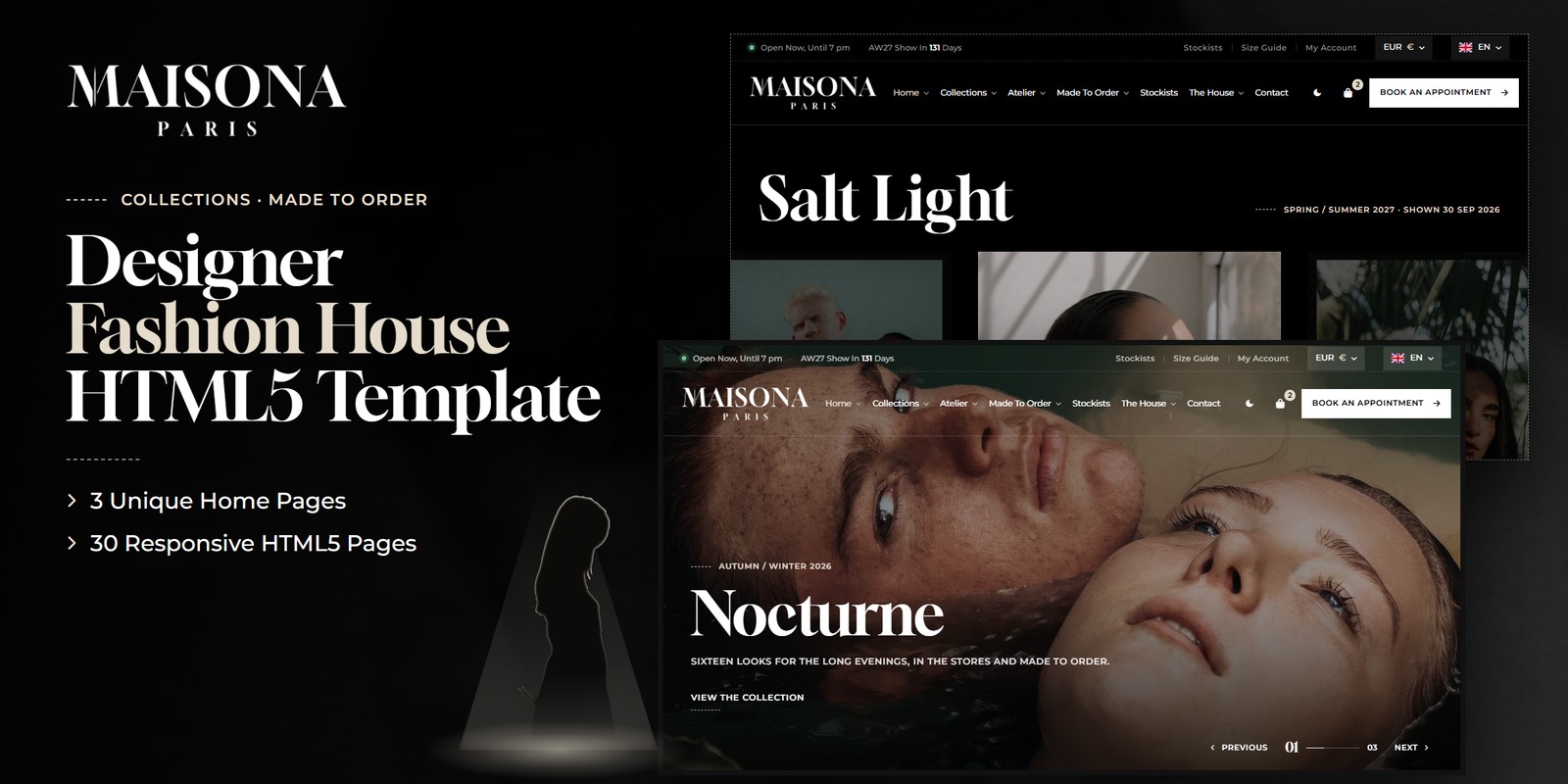 Maisona template home pages