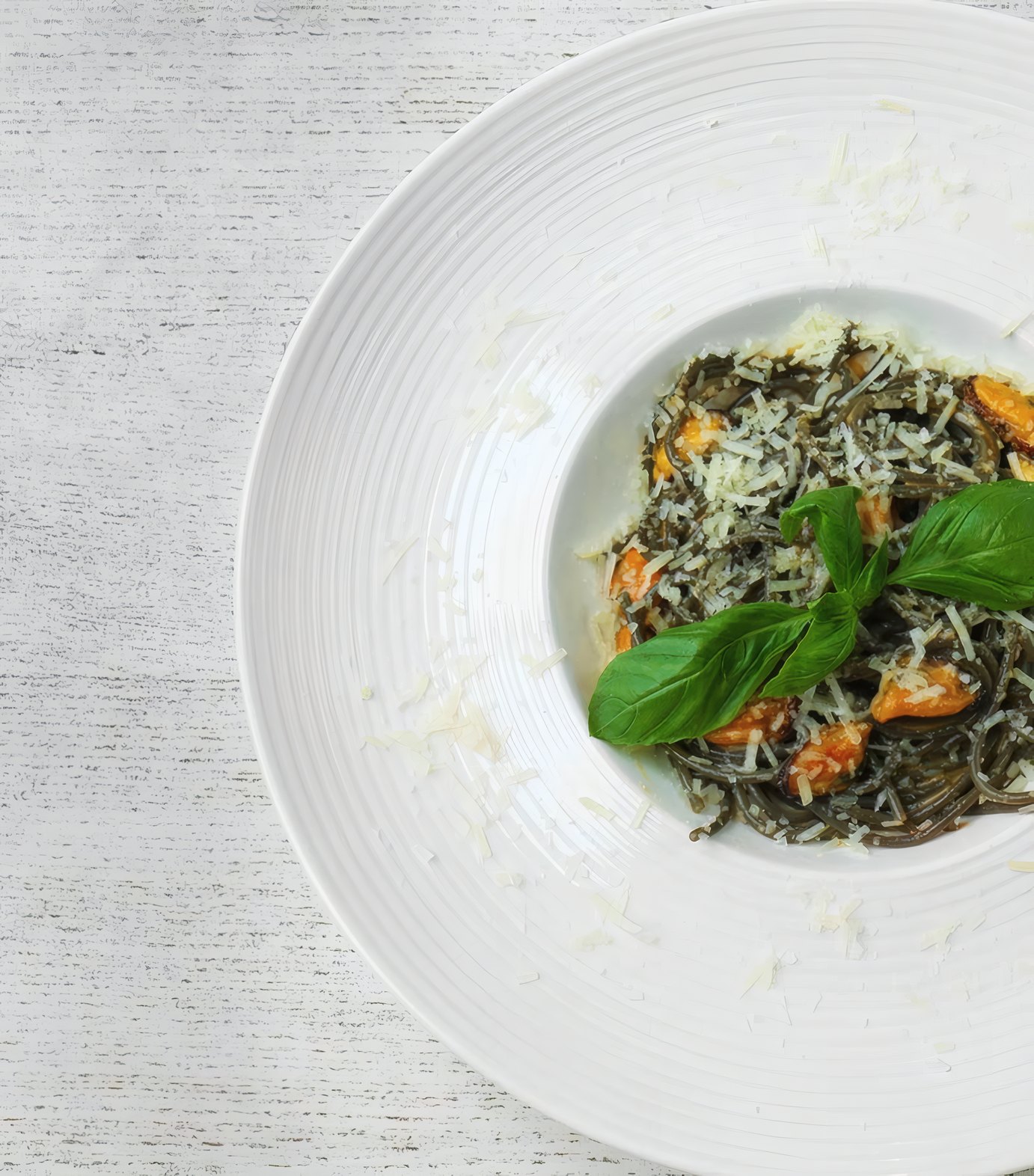 Squid Ink, Chilli And Lemon