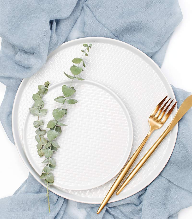 Shell White Plates