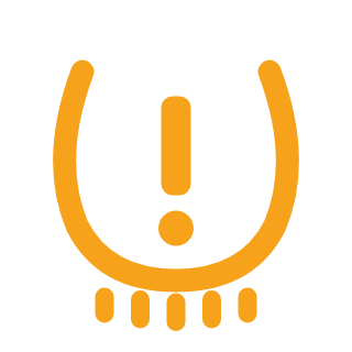 Tyre Pressure warning light