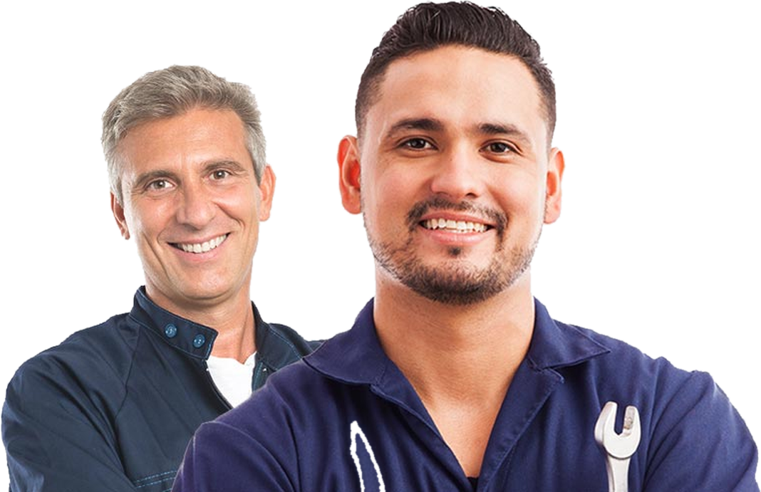 Two of our mechanics