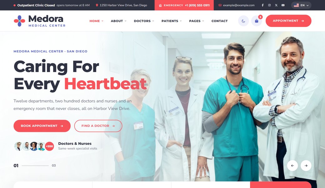 General Hospital home page