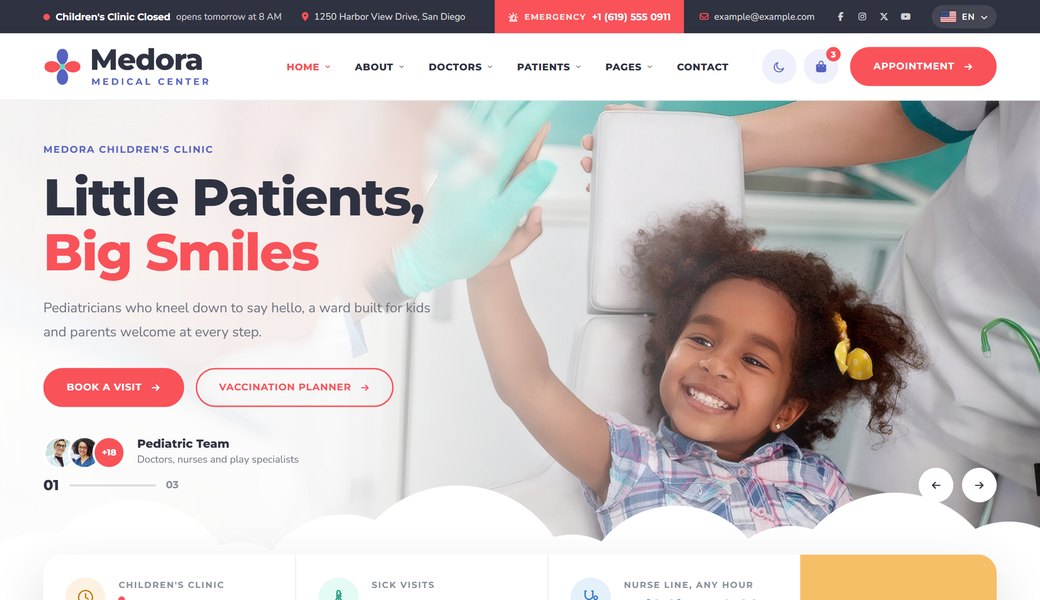 Pediatrics home page