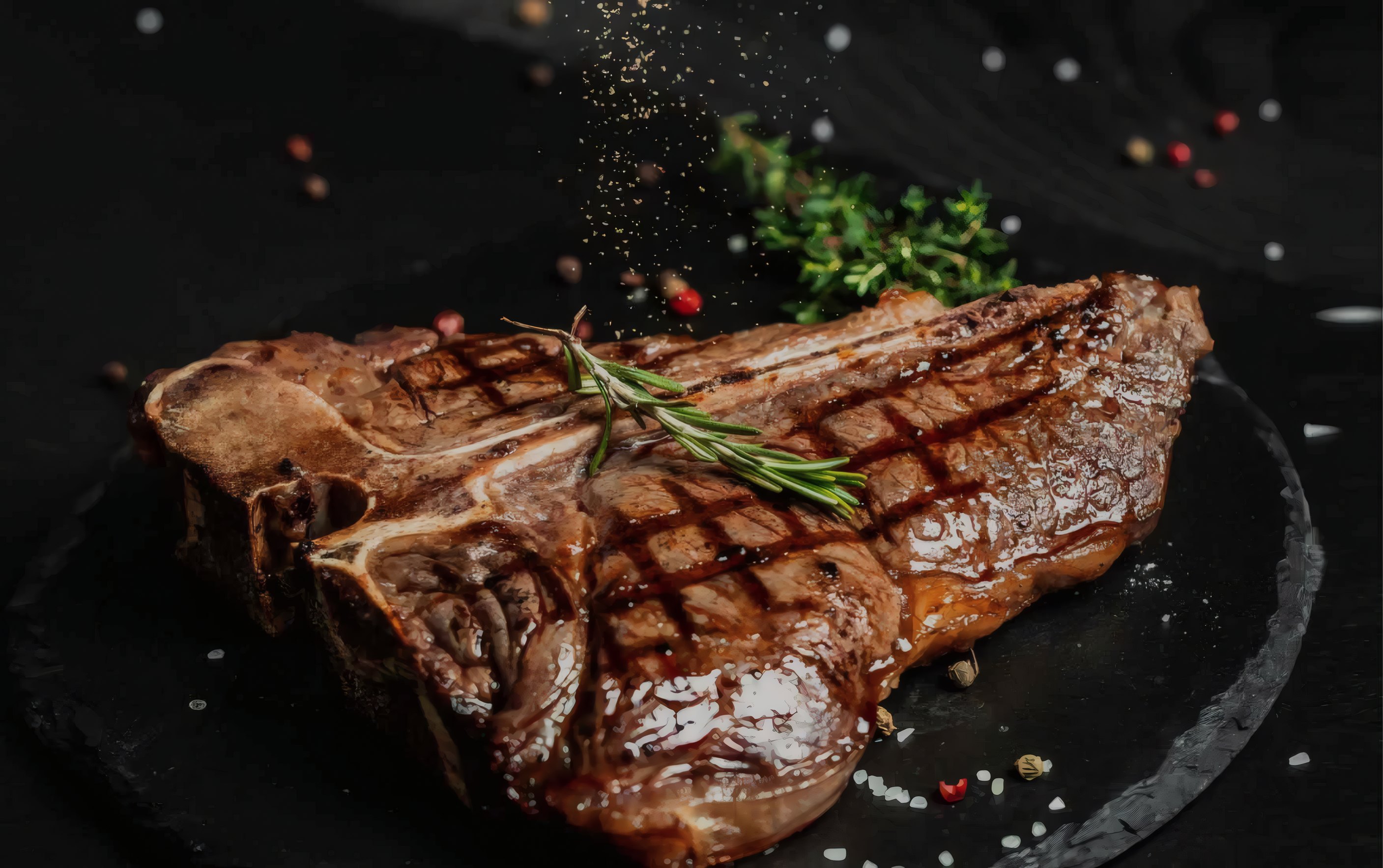A ribeye from the charcoal grill at Fumo