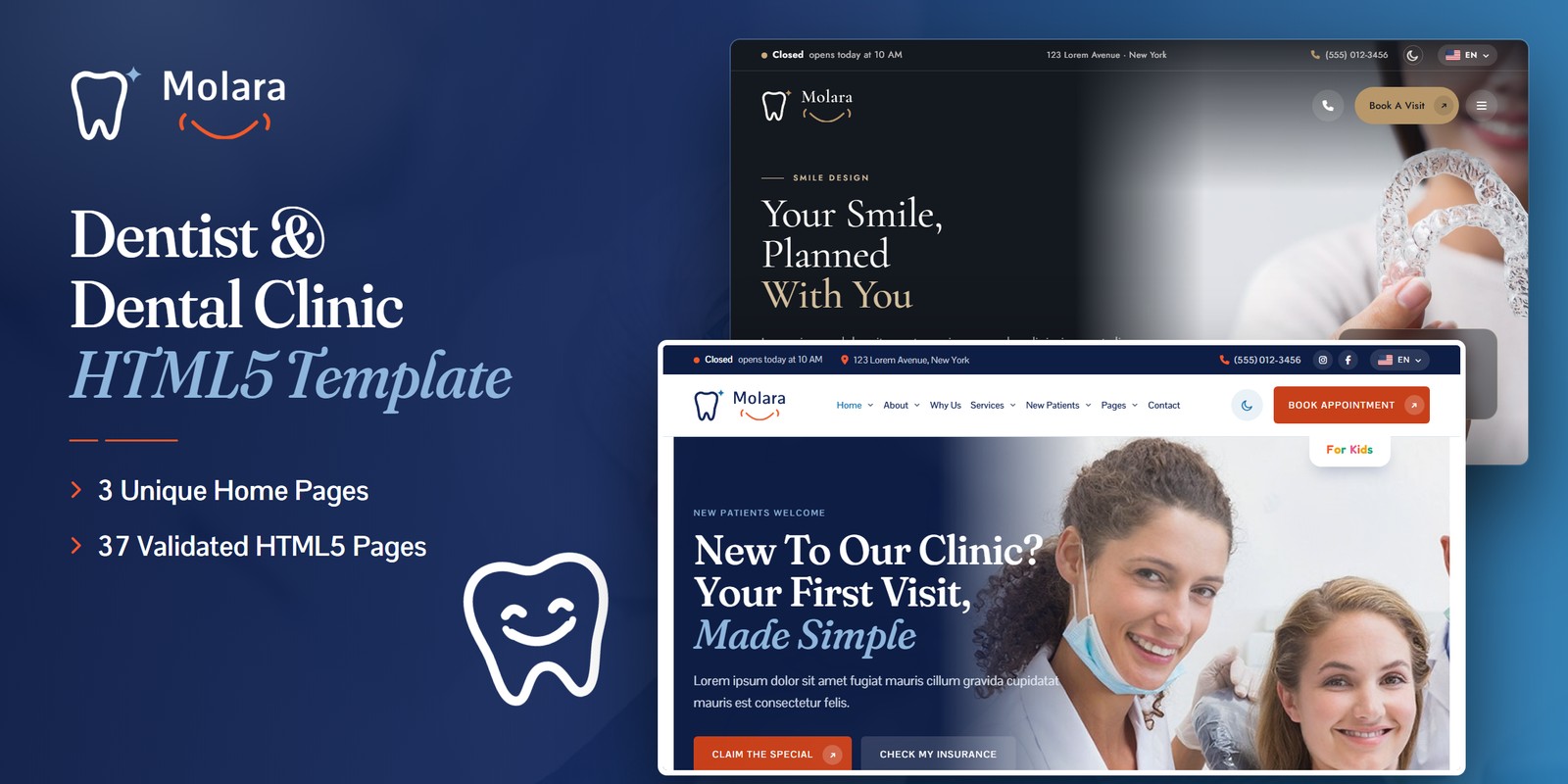 Molara home pages