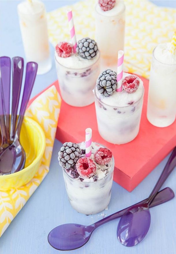 Berry Granola Pots