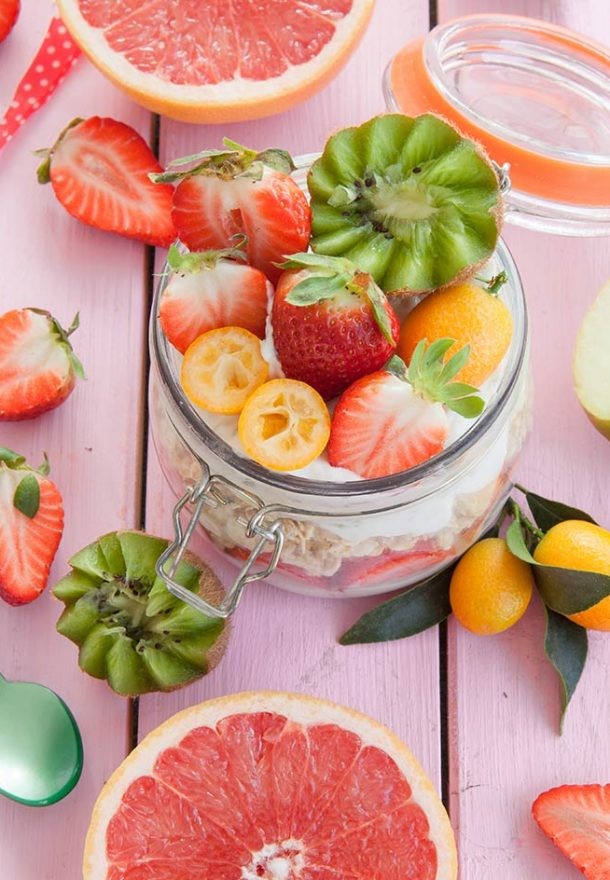 Citrus Fruit Jar